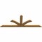 Ekena Millwork Richland Rough Sawn Timber Gable Bracket, Western Red Cedar, 108"W x 40"H x 2"D x 6"F, 9/12 Pitch GBW108X40X0206RIC00RWR - alternate 2